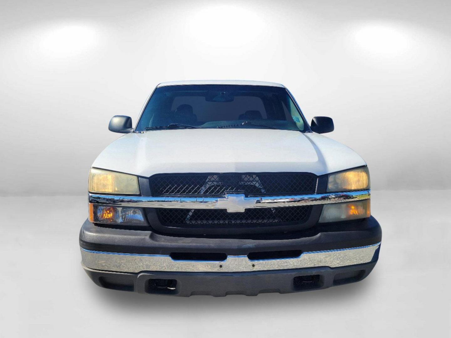 2003 Summit White /Dark Charcoal Chevrolet Silverado 1500 Work Truck (2GCEC19X531) with an Gas V6 4.3L/262 engine, 4-Speed Automatic w/OD transmission, located at 804 22nd Ave, Phenix City, AL, 36870, (334) 297-1860, 32.484749, -85.024475 - 2003 Chevrolet Silverado 1500 Work Truck - Photo#1