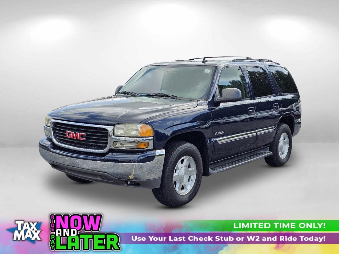 2006 Deep Blue Metallic /Pewter/Dark Pewter GMC Yukon SLT (1GKEC13T76R) with an Gas/Ethanol V8 5.3L/325 engine, 4-Speed Automatic w/OD transmission, located at 804 22nd Ave, Phenix City, AL, 36870, (334) 297-1860, 32.484749, -85.024475 - 2006 GMC Yukon SLT - Photo#0