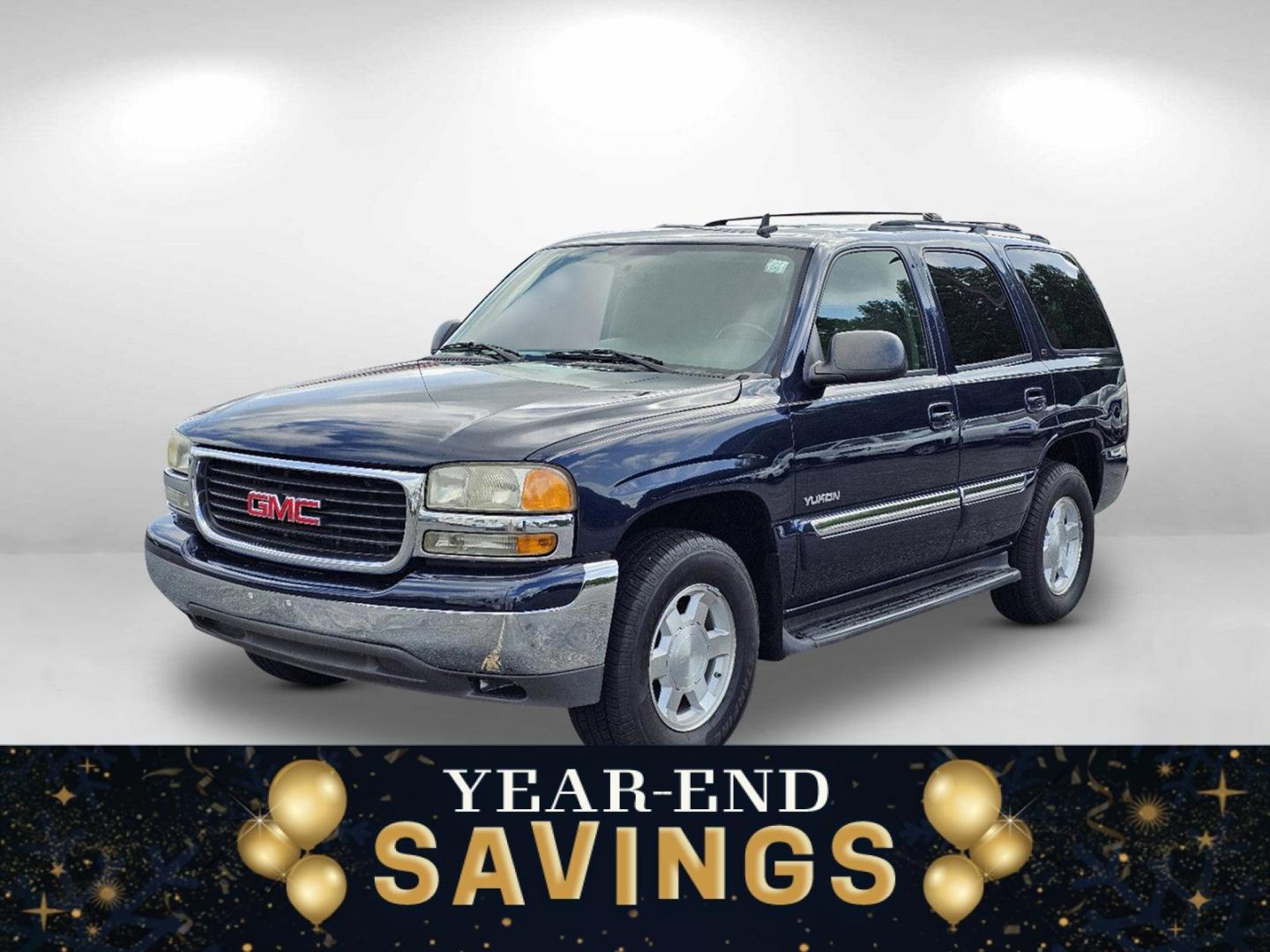 2006 Deep Blue Metallic /Pewter/Dark Pewter GMC Yukon SLT (1GKEC13T76R) with an Gas/Ethanol V8 5.3L/325 engine, 4-Speed Automatic w/OD transmission, located at 804 22nd Ave, Phenix City, AL, 36870, (334) 297-1860, 32.484749, -85.024475 - 2006 GMC Yukon SLT - Photo#2