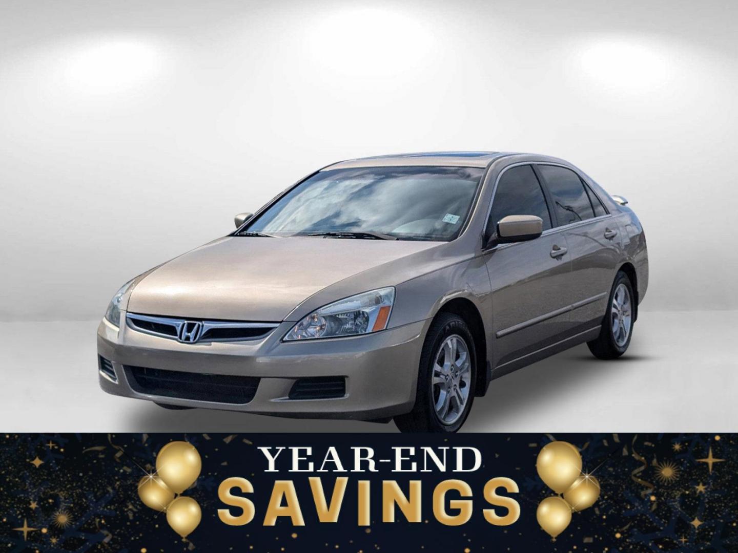 2007 Honda Accord Sdn EX-L (1HGCM56827A) with an Gas I4 2.4L/144 engine, 5-Speed Automatic w/OD transmission, located at 1430 Gateway Drive, Opelika, AL, 36801, (334) 239-0944, 32.637871, -85.409790 - 2007 Honda Accord Sdn EX-L - Photo#0