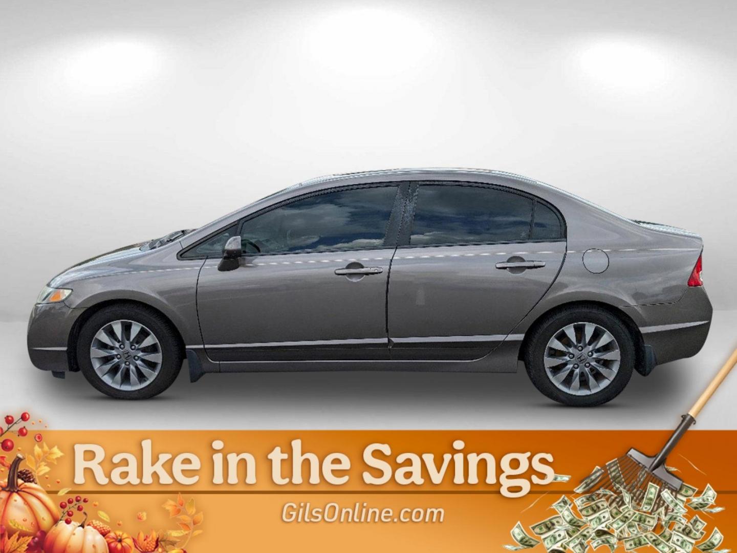 2009 Tan Honda Civic Sdn EX-L (1HGFA16919L) with an Gas I4 1.8L/110 engine, 5-Speed Automatic transmission, located at 3959 U.S. 80 W, Phenix City, AL, 36870, (334) 297-4885, 32.469296, -85.135185 - 2009 Honda Civic Sdn EX-L - Photo#14