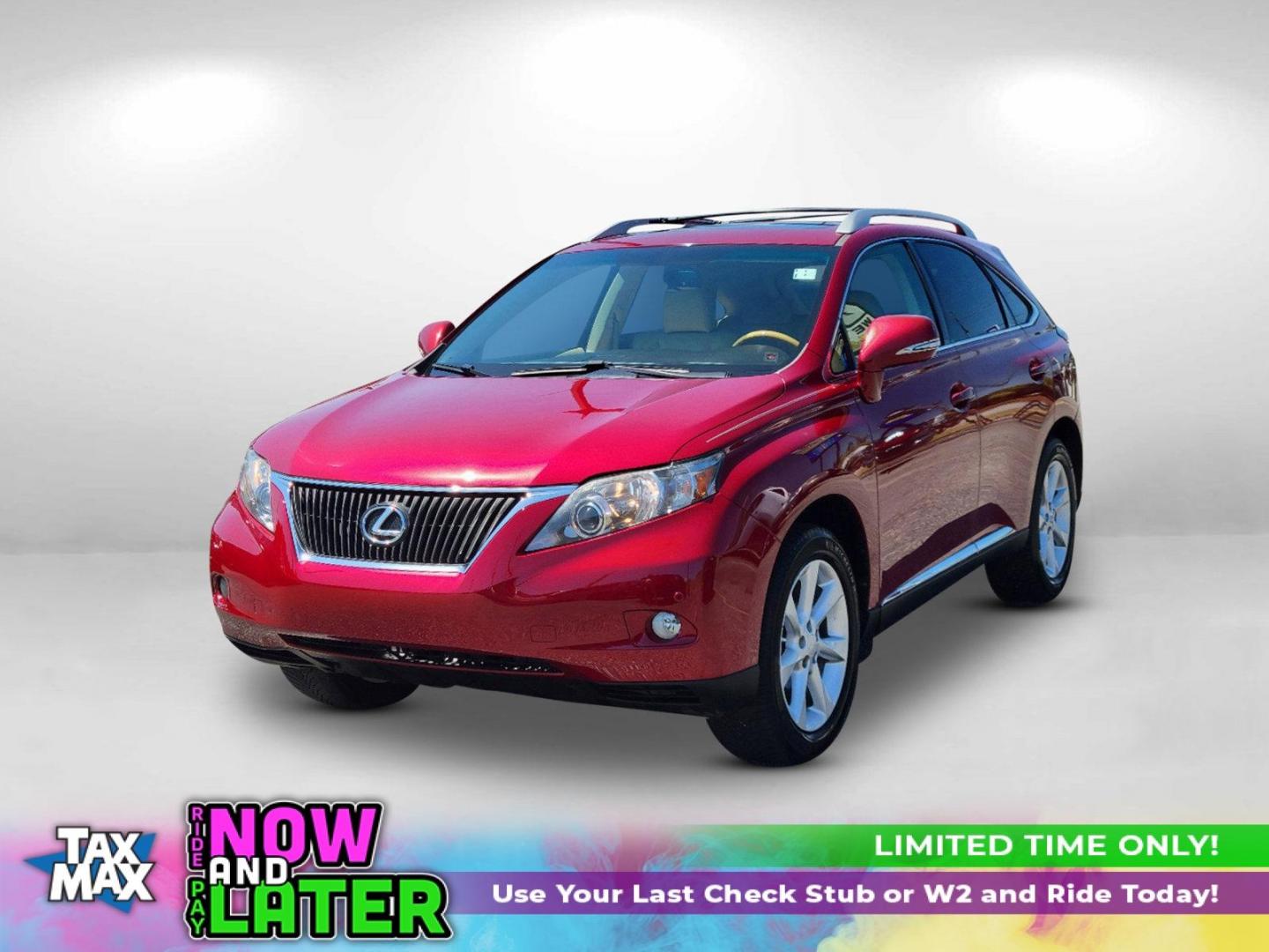 2010 Red Lexus RX 350 (2T2BK1BA0AC) with an Gas V6 3.5L/211 engine, 6-Speed Automatic w/OD Sequential-Shift transmission, located at 7000 Northlake Connector, Columbus, GA, 31904, (706) 987-8085, 32.524975, -84.978134 - 2010 Lexus RX 350 - Photo#0