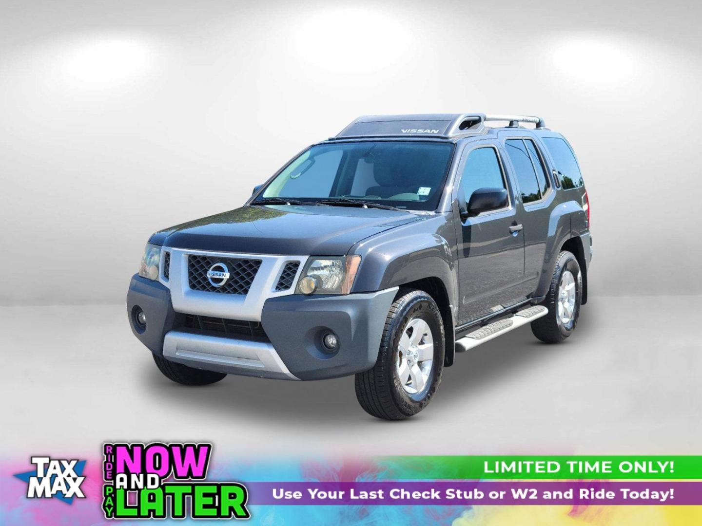 2010 Night Armor Pearl /Gray Nissan Xterra S (5N1AN0NU1AC) with an Gas V6 4.0L/ engine, 5-Speed Automatic w/OD transmission, located at 7000 Northlake Connector, Columbus, GA, 31904, (706) 987-8085, 32.524975, -84.978134 - 2010 Nissan Xterra S - Photo#0