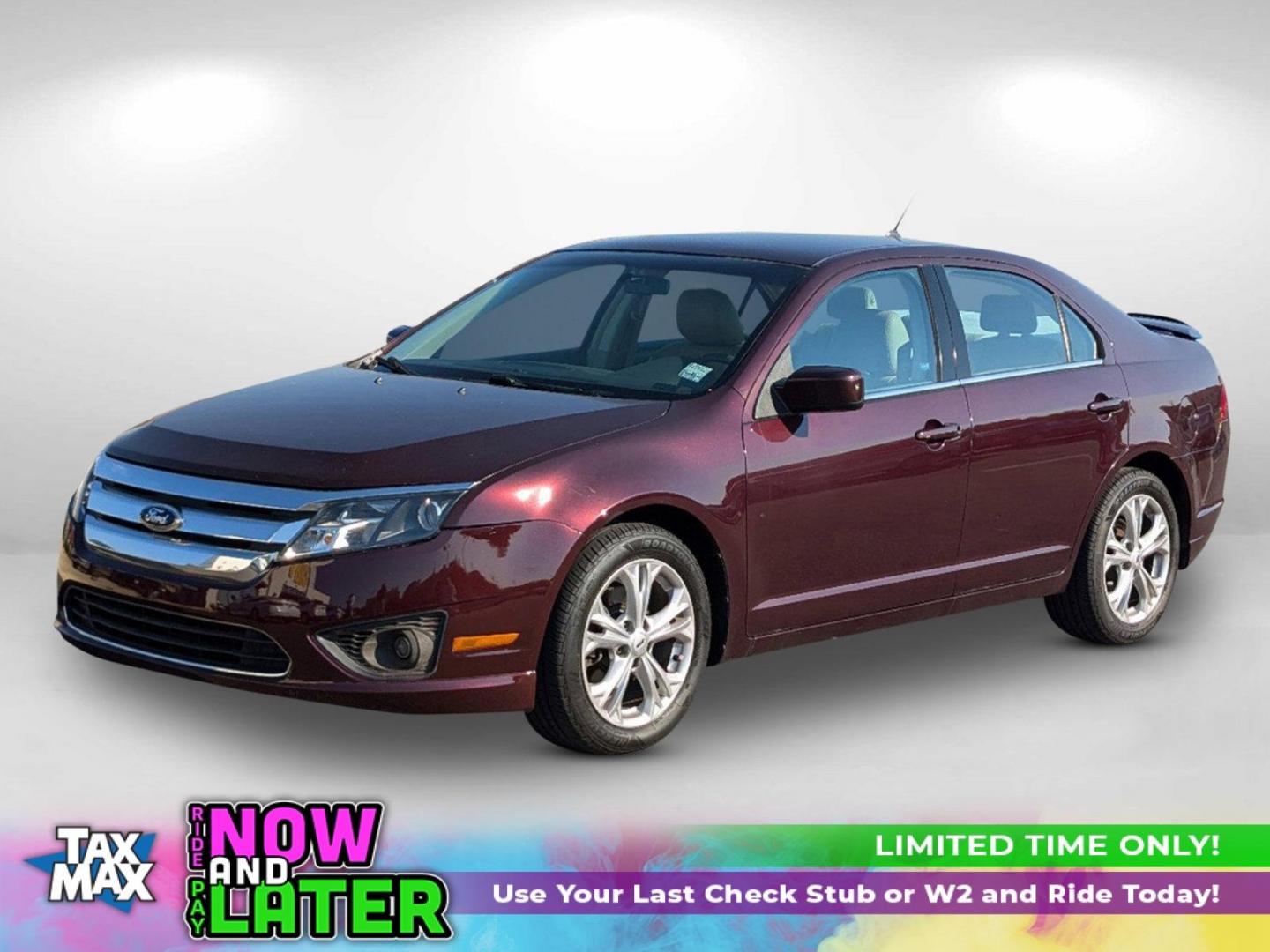 2012 Maroon Ford Fusion SE (3FAHP0HA0CR) with an Gas I4 2.5L/152 engine, 6-Speed Automatic transmission, located at 804 22nd Ave, Phenix City, AL, 36870, (334) 297-1860, 32.484749, -85.024475 - 2012 Ford Fusion SE - Photo#0