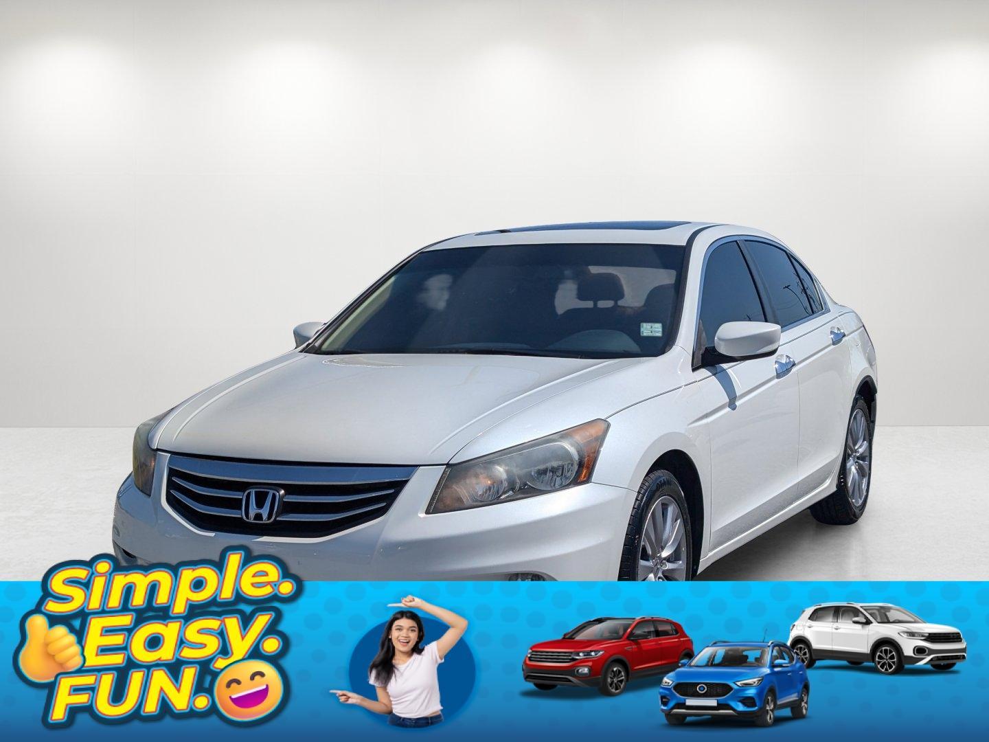 2012 Honda Accord Sdn EX-L (1HGCP3F88CA) with an Gas V6 3.5L/212 engine, 5-Speed Automatic transmission, located at 804 22nd Ave, Phenix City, AL, 36870, (334) 297-1860, 32.484749, -85.024475 - 2012 Honda Accord Sdn EX-L - Photo#0