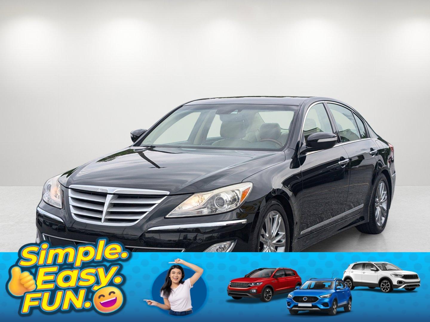 2012 /Cashmere Hyundai Genesis 4.6L (KMHGC4DF2CU) with an Gas V8 4.6L/282 engine, 8-Speed Automatic w/manual shift transmission, located at 3959 U.S. 80 W, Phenix City, AL, 36870, (334) 297-4885, 32.469296, -85.135185 - 2012 Hyundai Genesis 4.6L - Photo#0