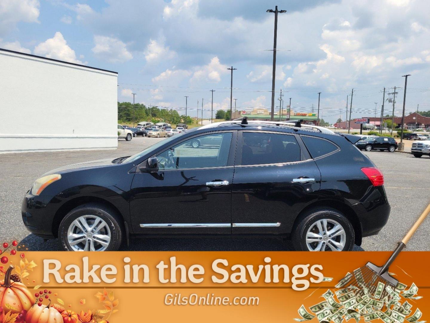 2012 Super Black /Black Nissan Rogue SV (JN8AS5MTXCW) with an Gas I4 2.5L/152 engine, 1-Speed Continuously variable ratio transmission, located at 7000 Northlake Connector, Columbus, GA, 31904, (706) 987-8085, 32.524975, -84.978134 - 2012 Nissan Rogue SV - Photo#8