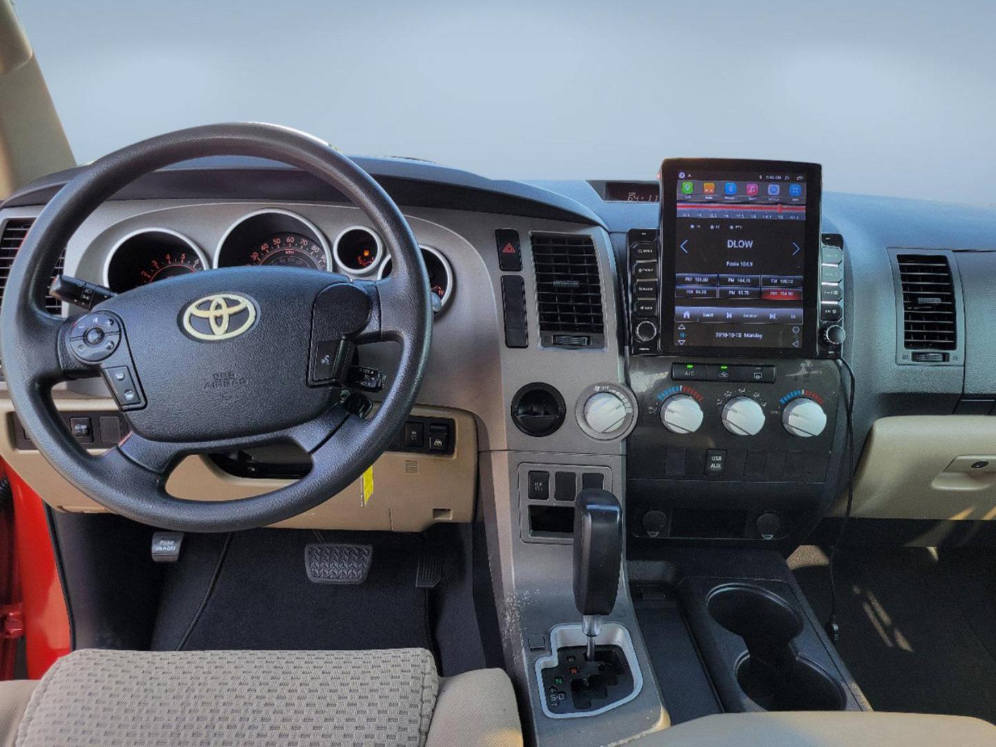 2012 Red Toyota Tundra 2WD Truck (5TFEM5F12CX) with an Gas V8 4.6L/285 engine, 6-Speed Automatic transmission, located at 3959 U.S. 80 W, Phenix City, AL, 36870, (334) 297-4885, 32.469296, -85.135185 - 2012 Toyota Tundra 2WD Truck - Photo#11