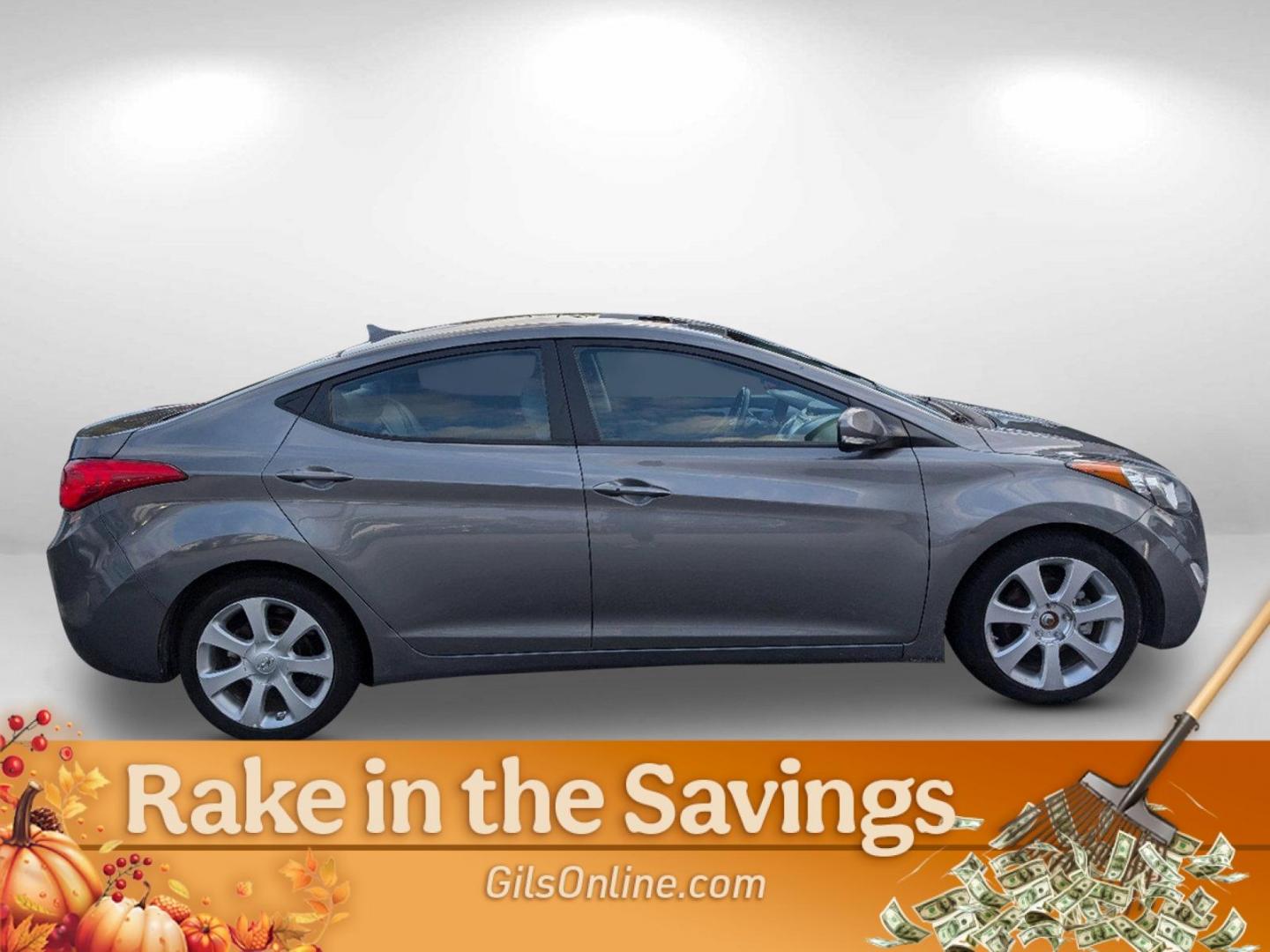 2013 /Gray Hyundai Elantra Limited (5NPDH4AE3DH) with an Gas I4 1.8L/110 engine, 6-Speed Automatic w/Manual Shift transmission, located at 3959 U.S. 80 W, Phenix City, AL, 36870, (334) 297-4885, 32.469296, -85.135185 - 2013 Hyundai Elantra Limited - Photo#3