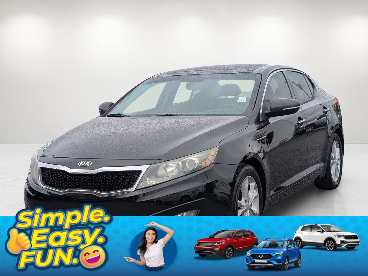 2013 /Gray Kia Optima EX (5XXGN4A71DG) with an Gas I4 2.4L/144 engine, 6-Speed Automatic w/manual shift transmission, located at 804 22nd Ave, Phenix City, AL, 36870, (334) 297-1860, 32.484749, -85.024475 - 2013 Kia Optima EX - Photo#0