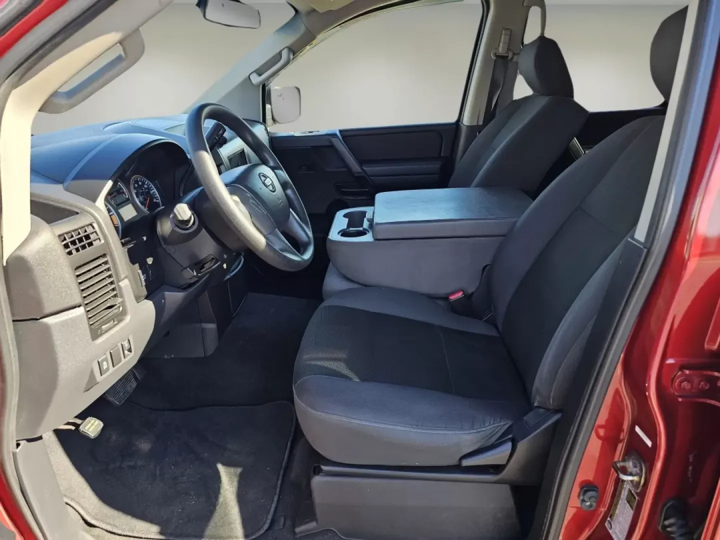 2013 /Charcoal Nissan Titan S (1N6BA0EK2DN) with an Other engine, located at 521 Old Farm Lane Rd, Prattville, AL, 36066, (334) 325-1505, 32.482460, -86.416367 - Are you in search of a versatile pickup that can handle your family's needs while also serving as your weekend warrior? Look no further than this stunning 2013 Nissan Titan S, available now at Gils Auto - Prattville. This crew cab pickup, with its striking Cayenne Red exterior and comfortable charco - Photo#10