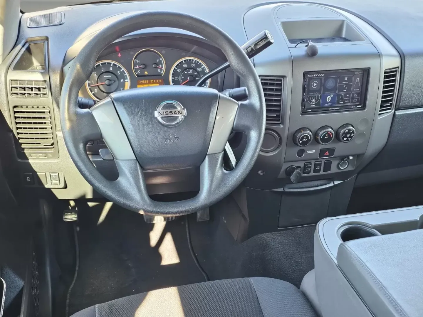 2013 /Charcoal Nissan Titan S (1N6BA0EK2DN) with an Other engine, located at 521 Old Farm Lane Rd, Prattville, AL, 36066, (334) 325-1505, 32.482460, -86.416367 - Are you in search of a versatile pickup that can handle your family's needs while also serving as your weekend warrior? Look no further than this stunning 2013 Nissan Titan S, available now at Gils Auto - Prattville. This crew cab pickup, with its striking Cayenne Red exterior and comfortable charco - Photo#16