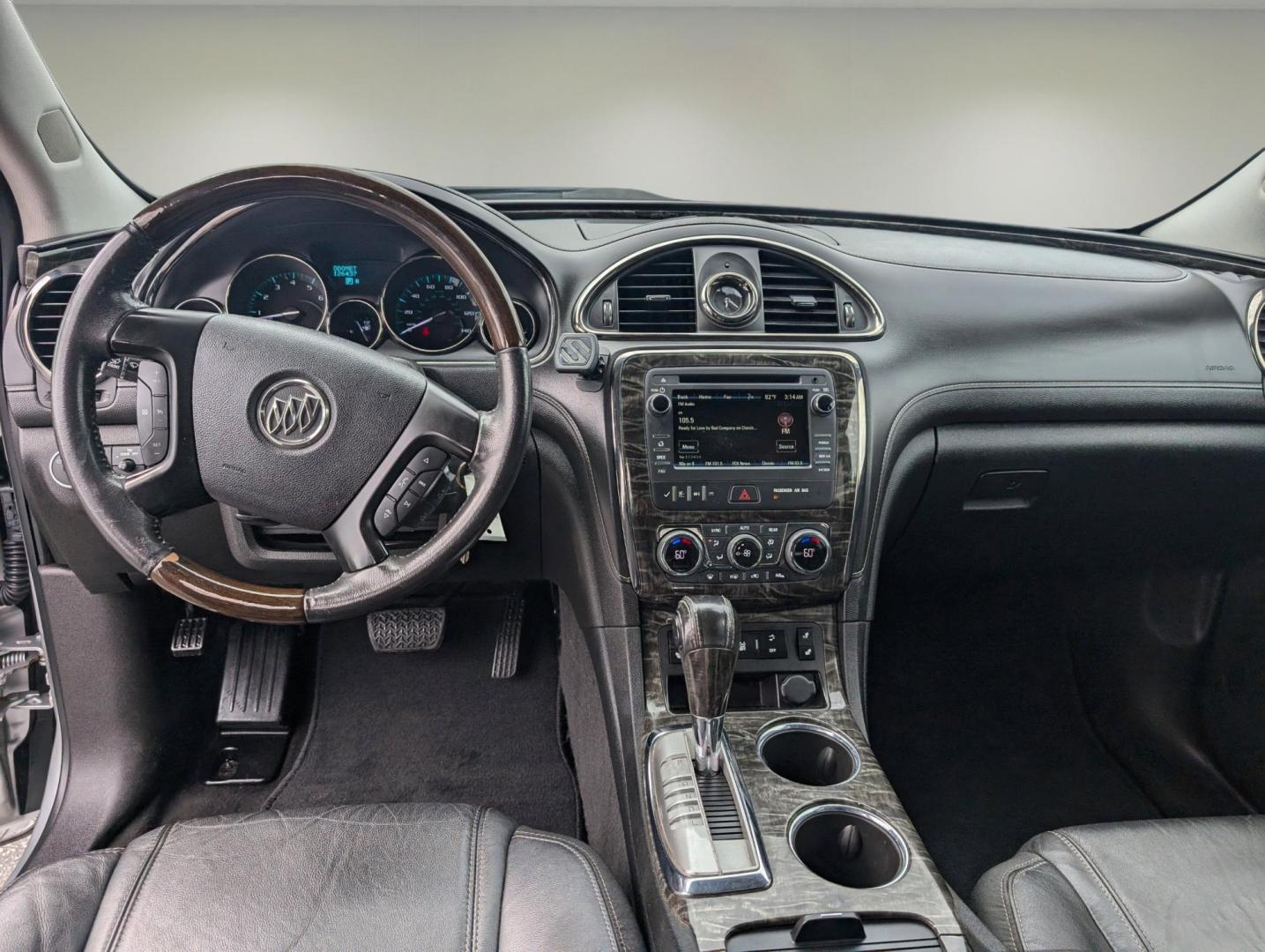 2014 /Ebony Buick Enclave Leather (5GAKRBKD3EJ) with an Gas V6 3.6L/217 engine, 6-Speed Automatic transmission, located at 3959 U.S. 80 W, Phenix City, AL, 36870, (334) 297-4885, 32.469296, -85.135185 - 2014 Buick Enclave Leather - Photo#12