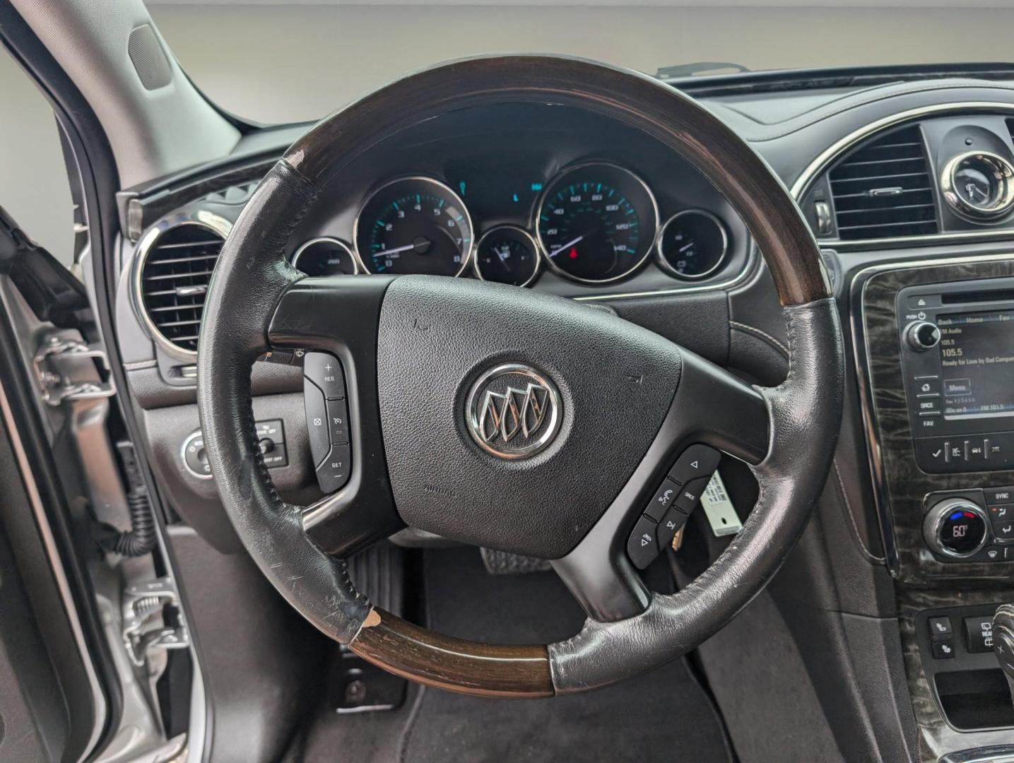 2014 /Ebony Buick Enclave Leather (5GAKRBKD3EJ) with an Gas V6 3.6L/217 engine, 6-Speed Automatic transmission, located at 3959 U.S. 80 W, Phenix City, AL, 36870, (334) 297-4885, 32.469296, -85.135185 - 2014 Buick Enclave Leather - Photo#15