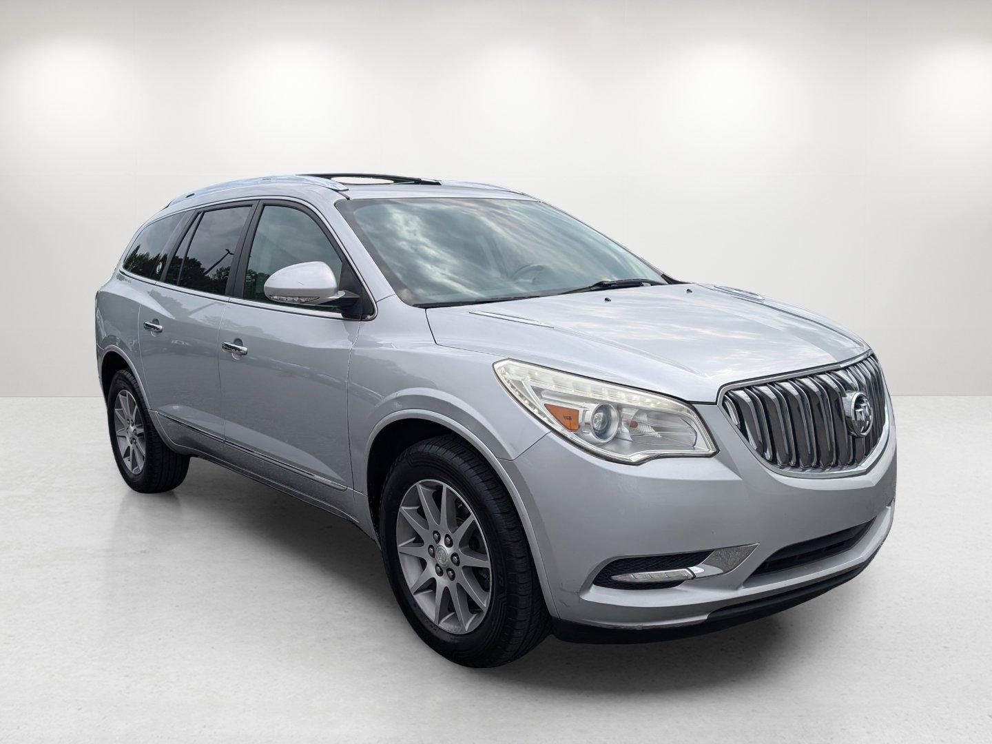 2014 /Ebony Buick Enclave Leather (5GAKRBKD3EJ) with an Gas V6 3.6L/217 engine, 6-Speed Automatic transmission, located at 3959 U.S. 80 W, Phenix City, AL, 36870, (334) 297-4885, 32.469296, -85.135185 - 2014 Buick Enclave Leather - Photo#2