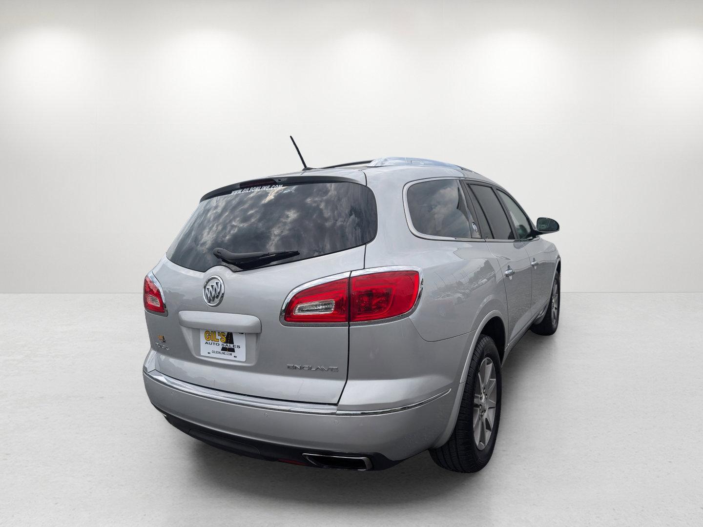 2014 /Ebony Buick Enclave Leather (5GAKRBKD3EJ) with an Gas V6 3.6L/217 engine, 6-Speed Automatic transmission, located at 3959 U.S. 80 W, Phenix City, AL, 36870, (334) 297-4885, 32.469296, -85.135185 - 2014 Buick Enclave Leather - Photo#4