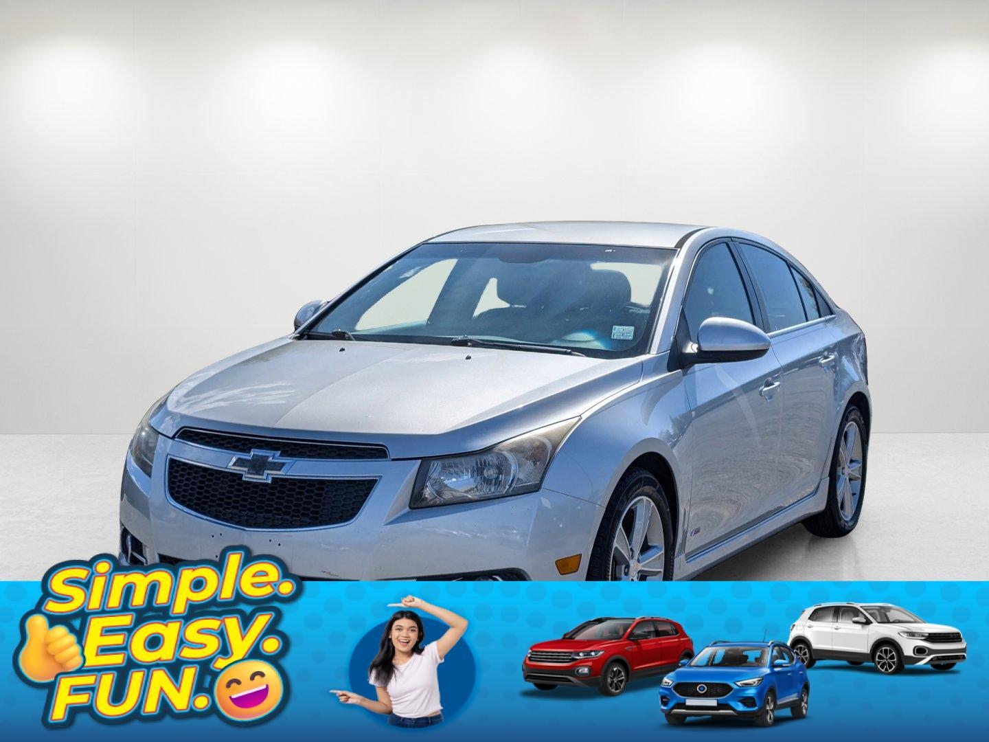 2014 /Jet Black Chevrolet Cruze 2LT (1G1PE5SB0E7) with an Turbocharged Gas I4 1.4L/83 engine, 6-Speed Automatic transmission, located at 521 Old Farm Lane Rd, Prattville, AL, 36066, (334) 325-1505, 32.482460, -86.416367 - 2014 Chevrolet Cruze 2LT - Photo#0