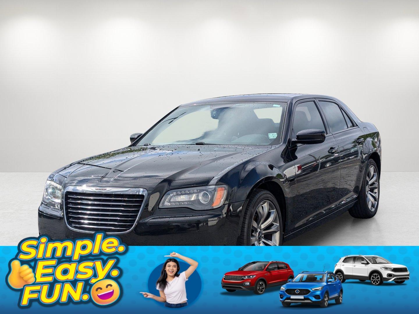 2014 /Black Chrysler 300 300S (2C3CCABG9EH) with an Regular Unleaded V-6 3.6 L/220 engine, 8-Speed Automatic w/OD transmission, located at 3959 U.S. 80 W, Phenix City, AL, 36870, (334) 297-4885, 32.469296, -85.135185 - 2014 Chrysler 300 300S - Photo#0