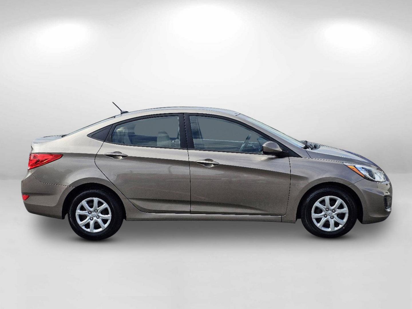 2014 Mocho Bronze Metallic /Beige Hyundai Accent GLS (KMHCT4AE4EU) with an Regular Unleaded I-4 1.6 L/97 engine, 6-Speed Automatic w/OD transmission, located at 5115 14th Ave., Columbus, GA, 31904, (706) 323-0345, 32.511494, -84.971046 - 2014 Hyundai Accent GLS - Photo#3