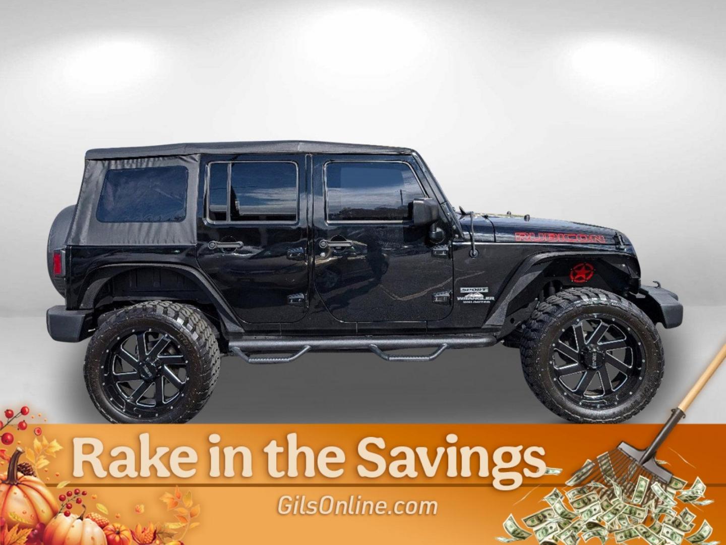 2014 /Black Jeep Wrangler Unlimited Sport (1C4BJWDG7EL) with an Regular Unleaded V-6 3.6 L/220 engine, 5-Speed Automatic w/OD transmission, located at 3959 U.S. 80 W, Phenix City, AL, 36870, (334) 297-4885, 32.469296, -85.135185 - 2014 Jeep Wrangler Unlimited Sport - Photo#3