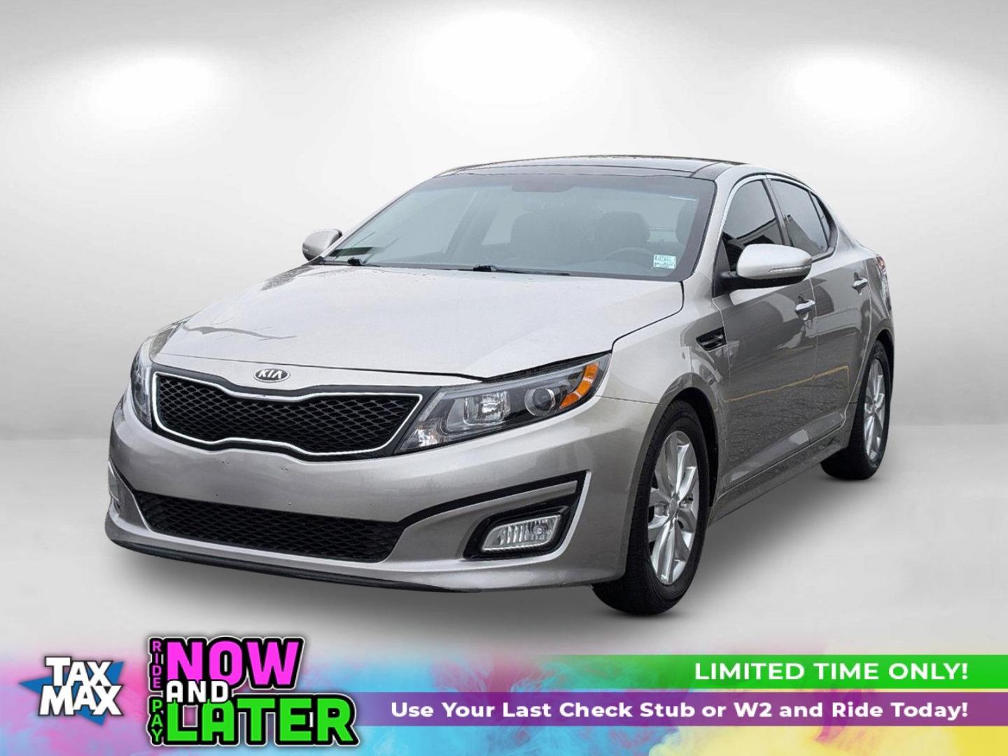 2014 /Beige Kia Optima EX (5XXGN4A78EG) with an Regular Unleaded I-4 2.4 L/144 engine, 6-Speed Automatic w/OD transmission, located at 1430 Gateway Drive, Opelika, AL, 36801, (334) 239-0944, 32.637871, -85.409790 - 2014 Kia Optima EX - Photo#0