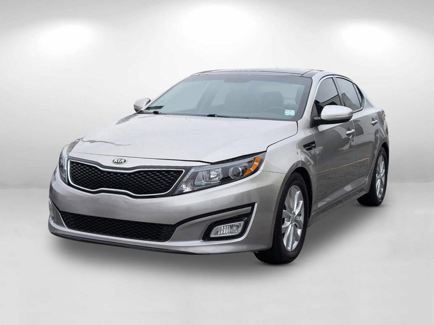 2014 /Beige Kia Optima EX (5XXGN4A78EG) with an Regular Unleaded I-4 2.4 L/144 engine, 6-Speed Automatic w/OD transmission, located at 1430 Gateway Drive, Opelika, AL, 36801, (334) 239-0944, 32.637871, -85.409790 - 2014 Kia Optima EX - Photo#1