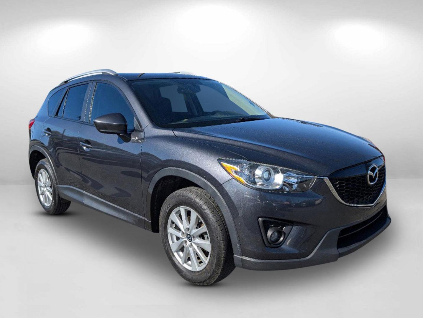 2014 /Black Mazda CX-5 Touring (JM3KE2CY1E0) with an Regular Unleaded I-4 2.5 L/152 engine, 6-Speed Automatic w/OD transmission, located at 804 22nd Ave, Phenix City, AL, 36870, (334) 297-1860, 32.484749, -85.024475 - 2014 Mazda CX-5 Touring - Photo#2