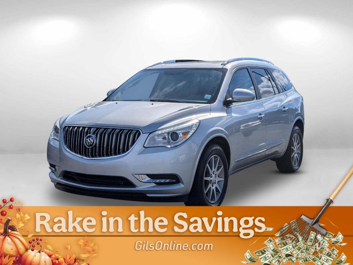 2015 /Light Titanium Buick Enclave Leather (5GAKRBKD6FJ) with an Gas V6 3.6L/217 engine, 6-Speed Automatic transmission, located at 804 22nd Ave, Phenix City, AL, 36870, (334) 297-1860, 32.484749, -85.024475 - 2015 Buick Enclave Leather - Photo#1