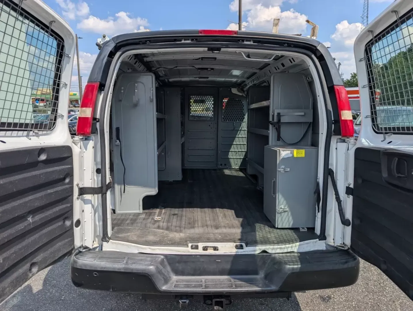 2015 /Medium Pewter Chevrolet Express Cargo Van (1GCWGFCF1F1) with an Other engine, located at 804 22nd Ave, Phenix City, AL, 36870, (334) 297-1860, 32.484749, -85.024475 - Are you in the market for a reliable vehicle that can tackle tough jobs while providing you with the comfort and tech features you need? Look no further than this 2015 Chevrolet Express Cargo Van, available at Gils Auto in Phenix City, AL. This full-size cargo van is not just a vehicle; it's a versa - Photo#11