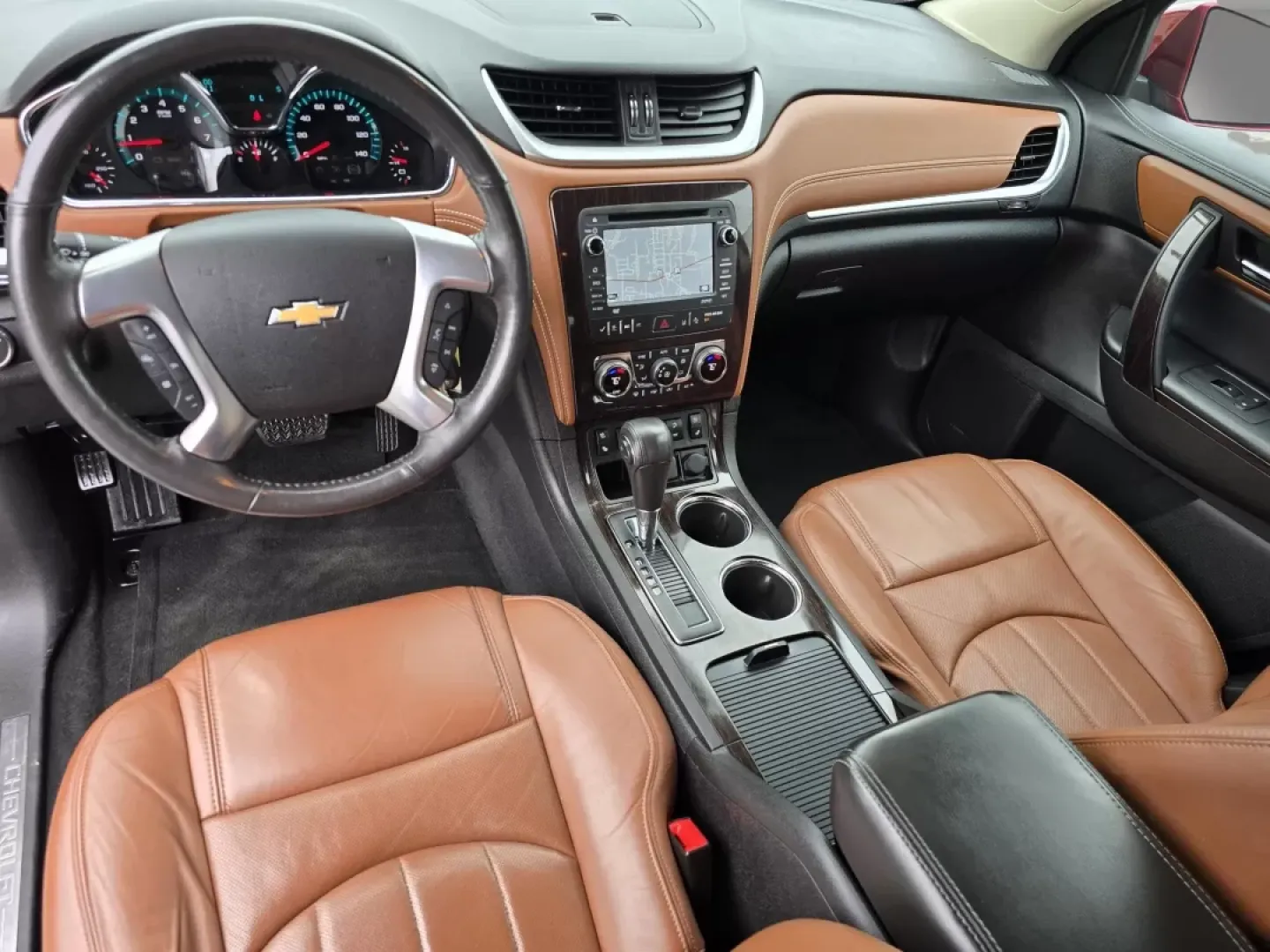 2015 /Ebony/Saddle Up Chevrolet Traverse LTZ (1GNKVJKD1FJ) with an Other engine, located at 1430 Gateway Drive, Opelika, AL, 36801, (334) 239-0944, 32.637871, -85.409790 - **Adventure Awaits with the 2015 Chevrolet Traverse LTZ Perfect for Growing Families!**<br /> <br /> Are you a family on the go, seeking a reliable and spacious SUV that effortlessly balances style with functionality? Look no further than the stunning 2015 Chevrolet Traverse LTZ, available now at G - Photo#15