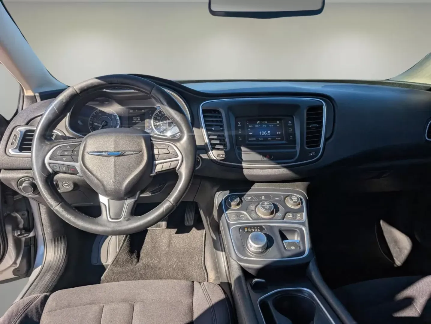 2015 /Black Chrysler 200 Limited (1C3CCCAB3FN) with an Other engine, located at 7000 Northlake Connector, Columbus, GA, 31904, (706) 987-8085, 32.524975, -84.978134 - Are you searching for a reliable, stylish sedan that can effortlessly handle your daily commute or weekend getaways? Look no further than this stunning 2015 Chrysler 200 Limited, available now at Gils Auto - Columbus #2! With its sleek Billet Silver Metallic Clearcoat exterior and comfortable black - Photo#11