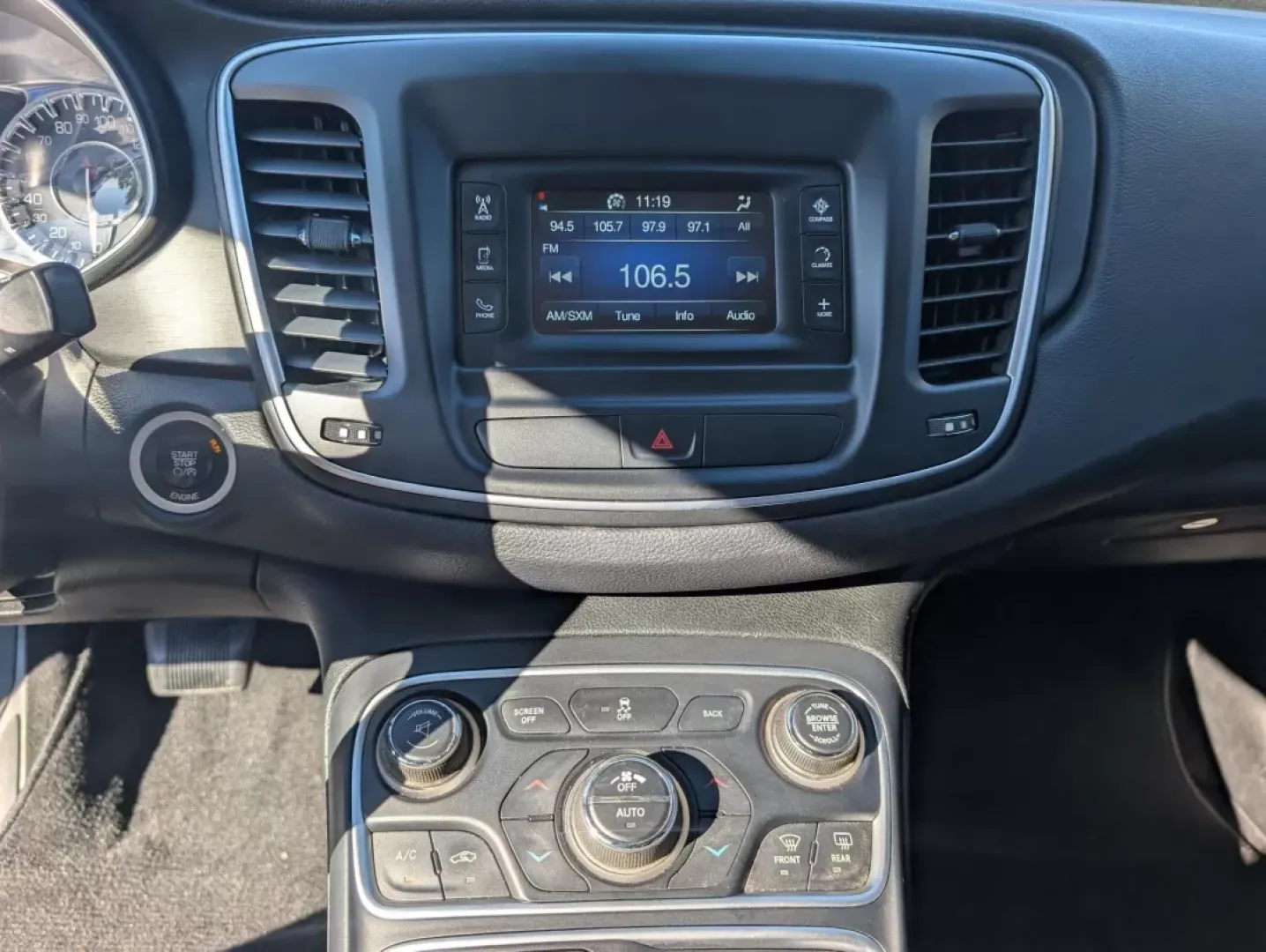 2015 /Black Chrysler 200 Limited (1C3CCCAB3FN) with an Other engine, located at 7000 Northlake Connector, Columbus, GA, 31904, (706) 987-8085, 32.524975, -84.978134 - Are you searching for a reliable, stylish sedan that can effortlessly handle your daily commute or weekend getaways? Look no further than this stunning 2015 Chrysler 200 Limited, available now at Gils Auto - Columbus #2! With its sleek Billet Silver Metallic Clearcoat exterior and comfortable black - Photo#13