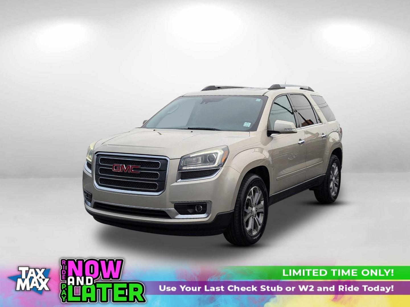 2015 /Ebony GMC Acadia SLT (1GKKRRKDXFJ) with an Gas V6 3.6L/220 engine, 6-Speed Automatic transmission, located at 5115 14th Ave., Columbus, GA, 31904, (706) 323-0345, 32.511494, -84.971046 - 2015 GMC Acadia SLT - Photo#0