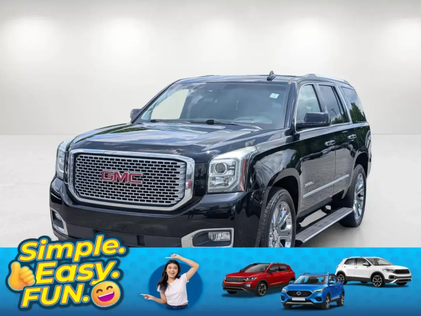 2015 /Jet Black GMC Yukon Denali (1GKS2CKJ7FR) with an Gas V8 6.2L/378 engine, 8-Speed Automatic transmission, located at 7000 Northlake Connector, Columbus, GA, 31904, (706) 987-8085, 32.524975, -84.978134 - 2015 GMC Yukon Denali - Photo#0