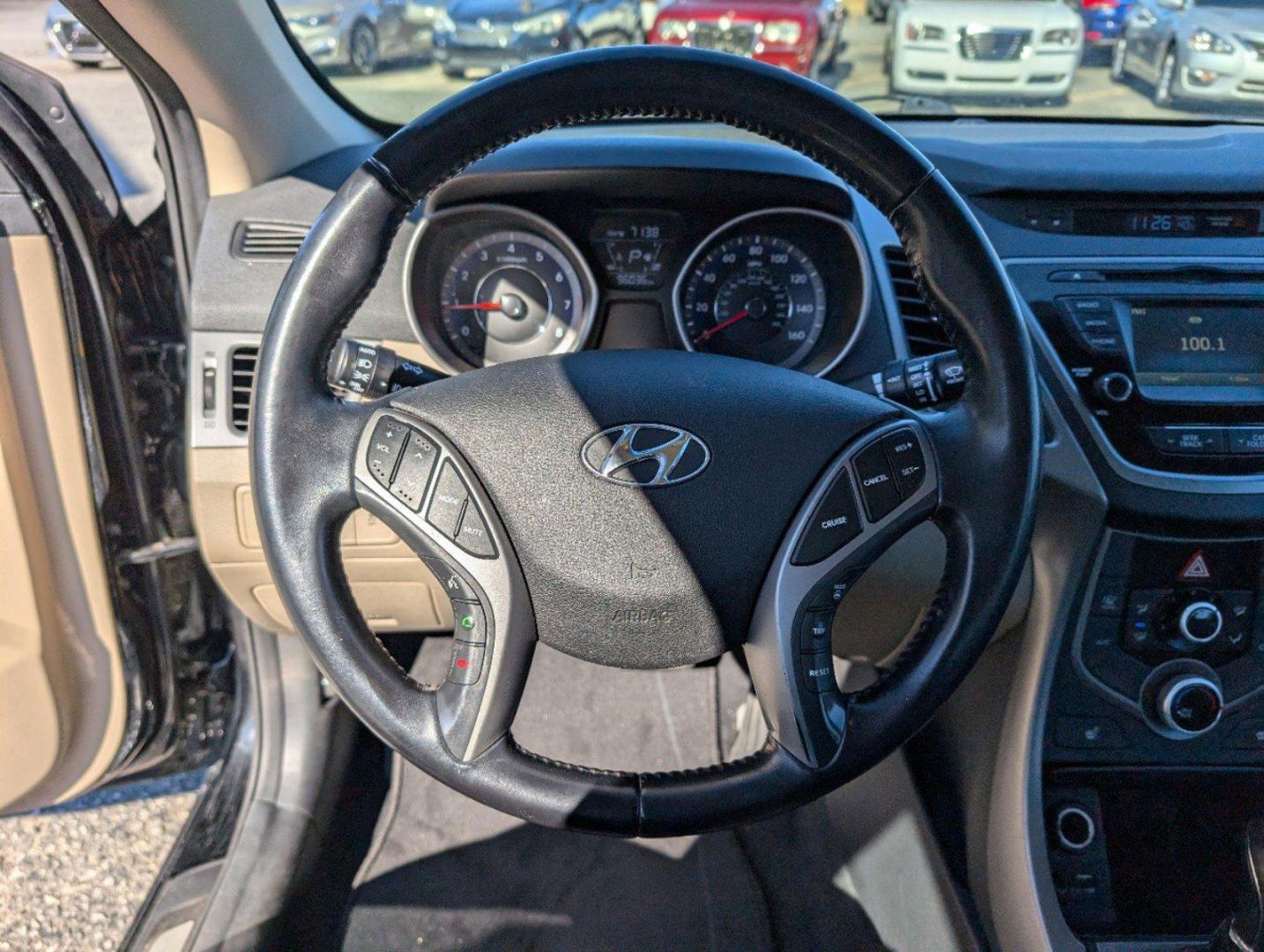 2015 /Beige Hyundai Elantra Limited (KMHDH4AE1FU) with an Regular Unleaded I-4 1.8 L/110 engine, 6-Speed Automatic w/OD transmission, located at 3959 U.S. 80 W, Phenix City, AL, 36870, (334) 297-4885, 32.469296, -85.135185 - 2015 Hyundai Elantra Limited - Photo#15