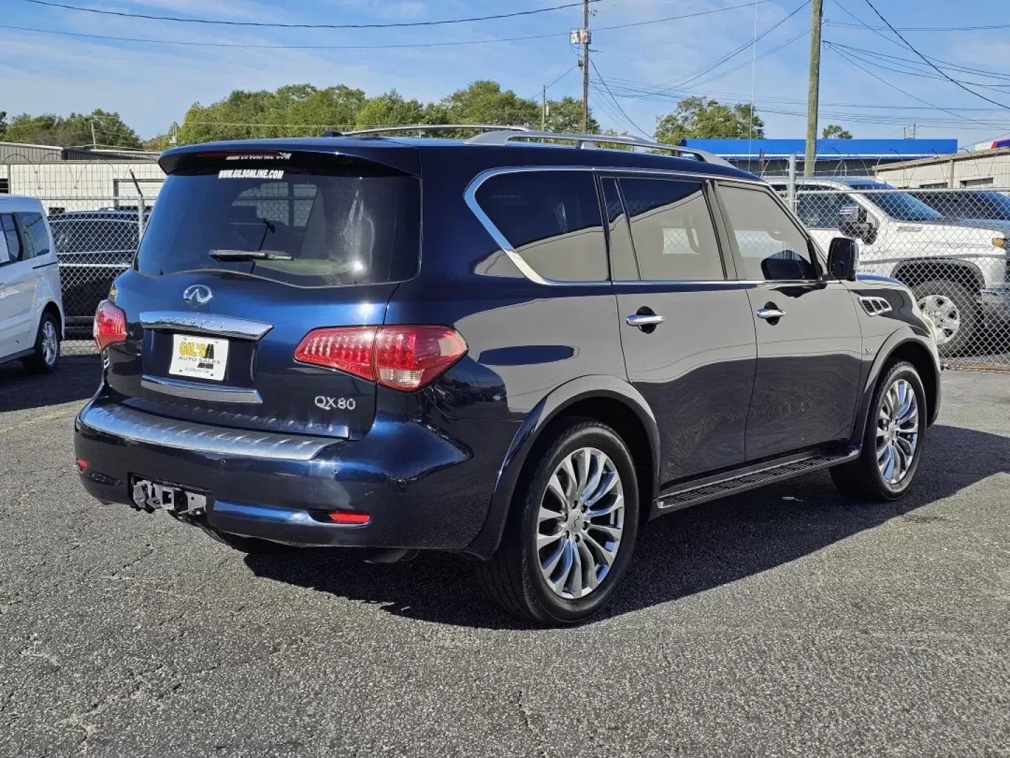2015 /Wheat Infiniti QX80 (JN8AZ2NF6F9) with an Other engine, located at 3959 U.S. 80 W, Phenix City, AL, 36870, (334) 297-4885, 32.469296, -85.135185 - ### Experience Luxury and Adventure with the 2015 Infiniti QX80 at Gils Auto<br /> <br /> Are you searching for a vehicle that combines luxury with functionality, perfect for weekend getaways or daily commutes? Look no further than the stunning 2015 Infiniti QX80 available at Gils Auto in Phenix Cit - Photo#4