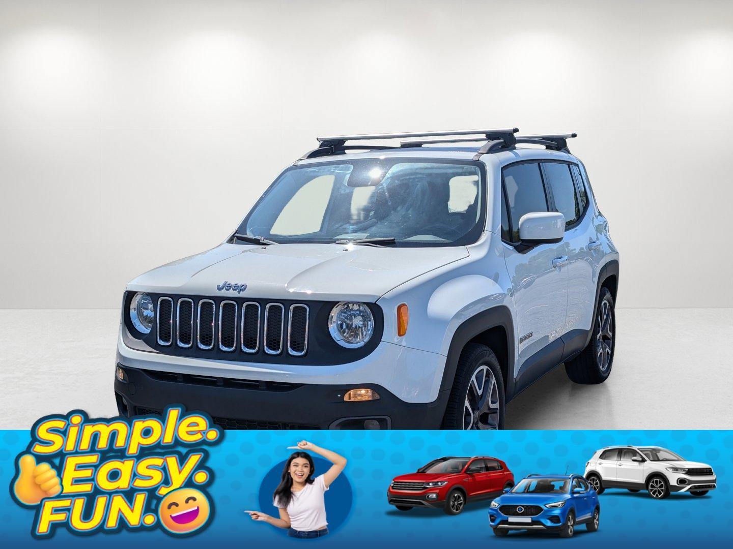 2015 /Black Jeep Renegade Latitude (ZACCJABT1FP) with an Regular Unleaded I-4 2.4 L/144 engine, 9-Speed Automatic w/OD transmission, located at 3959 U.S. 80 W, Phenix City, AL, 36870, (334) 297-4885, 32.469296, -85.135185 - 2015 Jeep Renegade Latitude - Photo#0