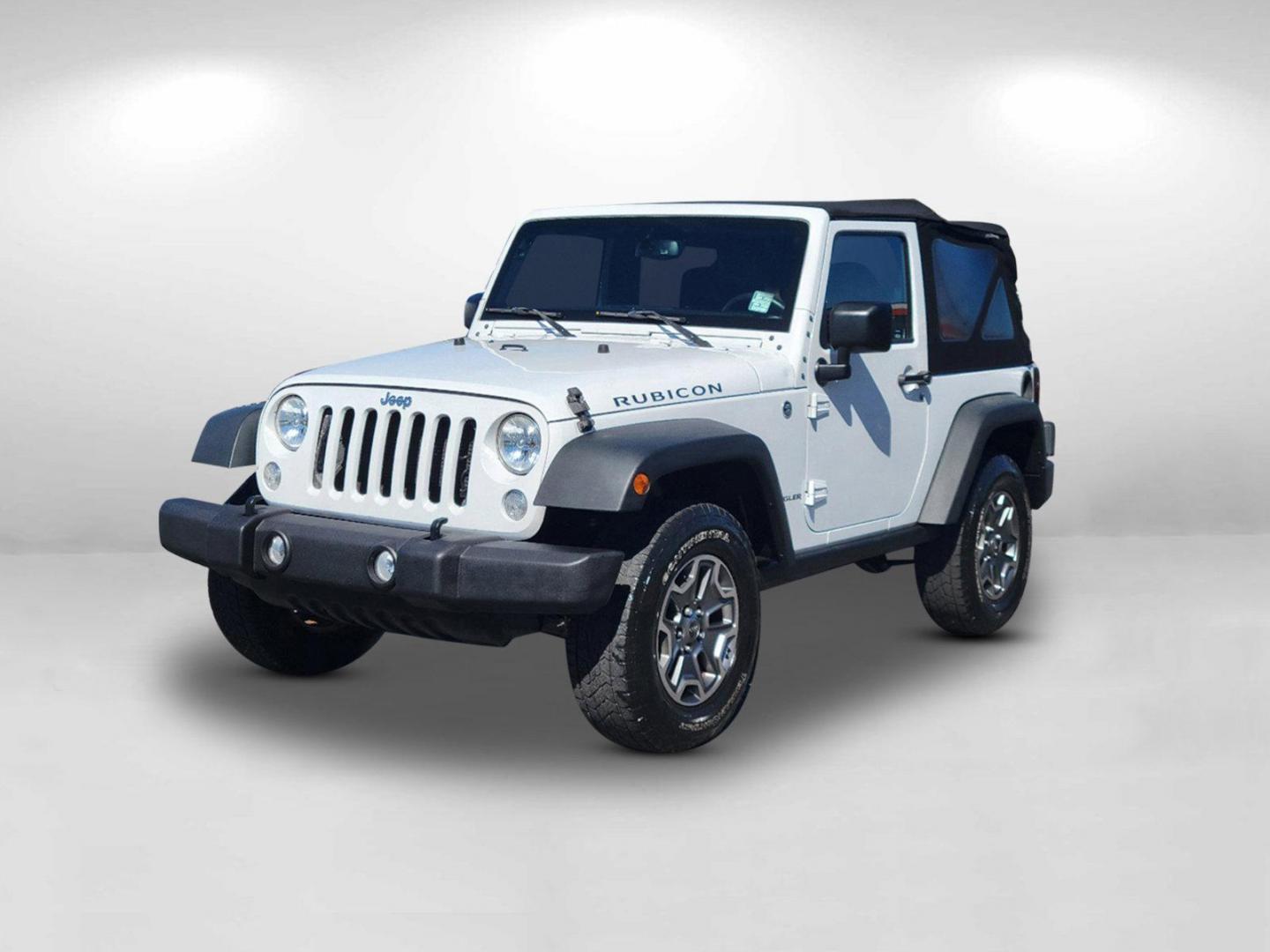 2015 Bright White Clearcoat /Black Jeep Wrangler Rubicon (1C4BJWCG4FL) with an Regular Unleaded V-6 3.6 L/220 engine, 5-Speed Automatic w/OD transmission, located at 804 22nd Ave, Phenix City, AL, 36870, (334) 297-1860, 32.484749, -85.024475 - 2015 Jeep Wrangler Rubicon - Photo#15