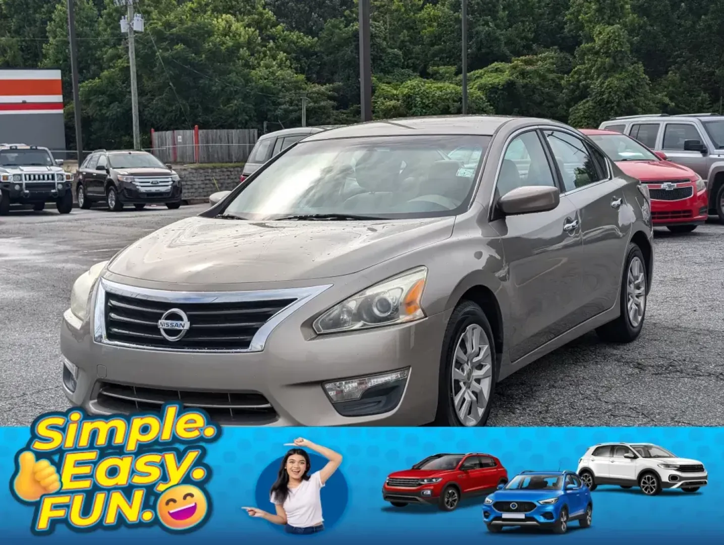 2015 /Beige Nissan Altima 2.5 (1N4AL3AP0FC) with an Regular Unleaded I-4 2.5 L/152 engine, 1-Speed CVT w/OD transmission, located at 3959 U.S. 80 W, Phenix City, AL, 36870, (334) 297-4885, 32.469296, -85.135185 - 2015 Nissan Altima 2.5 - Photo#0