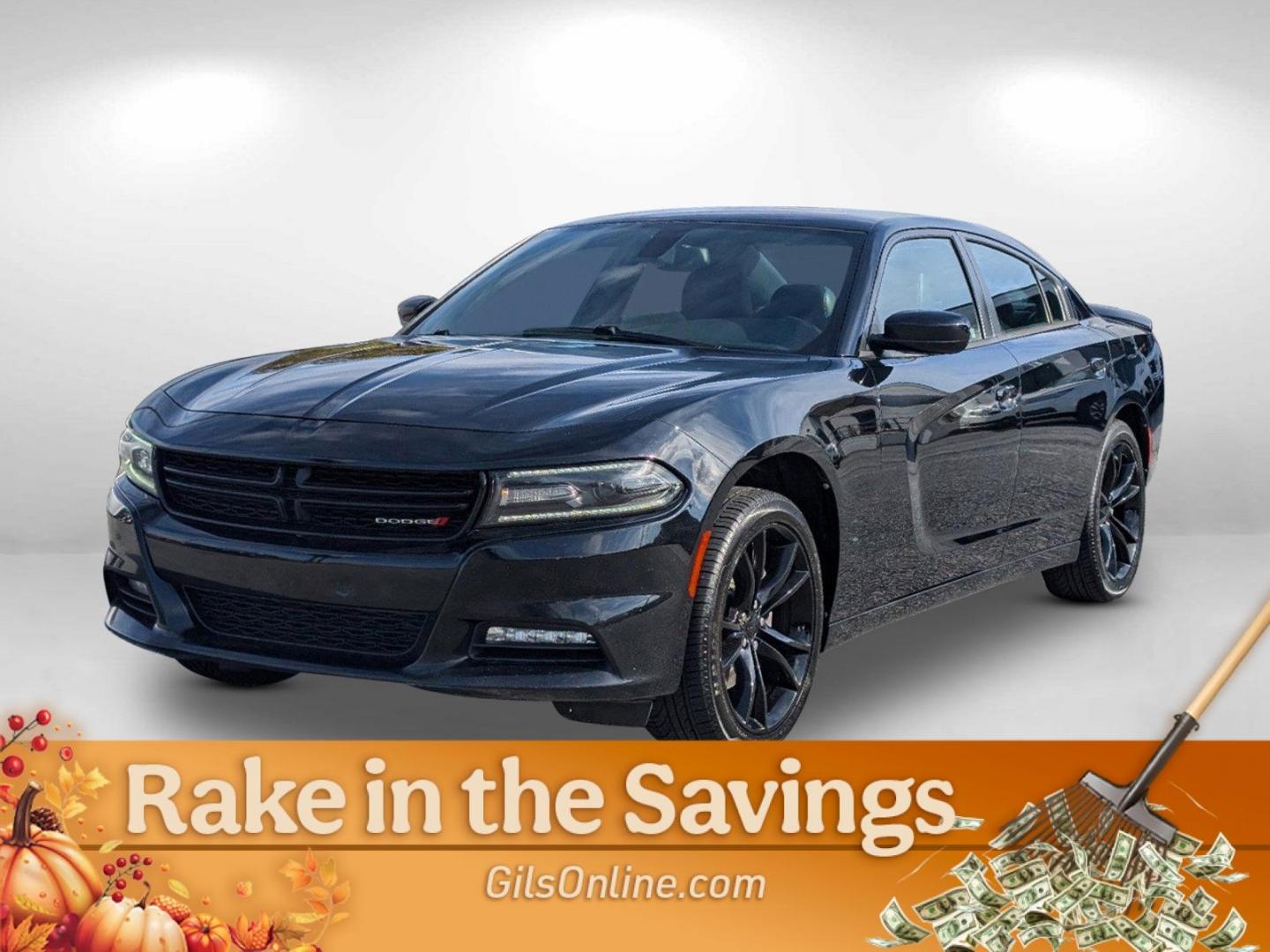 2016 /Black Dodge Charger SXT (2C3CDXHG4GH) with an Regular Unleaded V-6 3.6 L/220 engine, 8-Speed Automatic w/OD transmission, located at 3959 U.S. 80 W, Phenix City, AL, 36870, (334) 297-4885, 32.469296, -85.135185 - 2016 Dodge Charger SXT - Photo#0