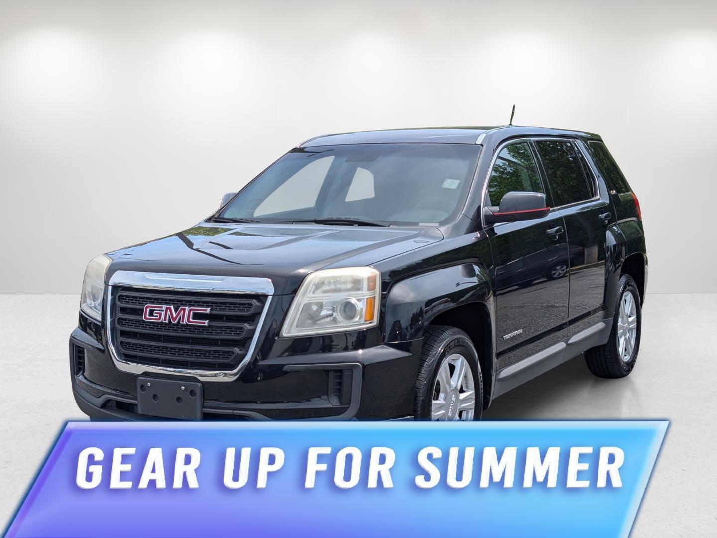 2016 /Jet Black GMC Terrain SLE (2GKALMEK5G6) with an Gas/Ethanol I4 2.4L/145 engine, 6-Speed Automatic transmission, located at 7000 Northlake Connector, Columbus, GA, 31904, (706) 987-8085, 32.524975, -84.978134 - 2016 GMC Terrain SLE - Photo#0