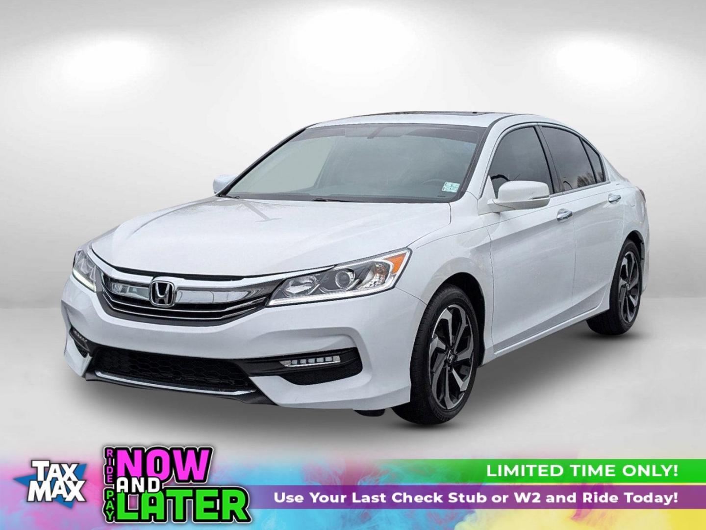 2016 Honda Accord Sedan EX-L (1HGCR2F85GA) with an Regular Unleaded I-4 2.4 L/144 engine, 1-Speed CVT w/OD transmission, located at 3959 U.S. 80 W, Phenix City, AL, 36870, (334) 297-4885, 32.469296, -85.135185 - 2016 Honda Accord Sedan EX-L - Photo#0