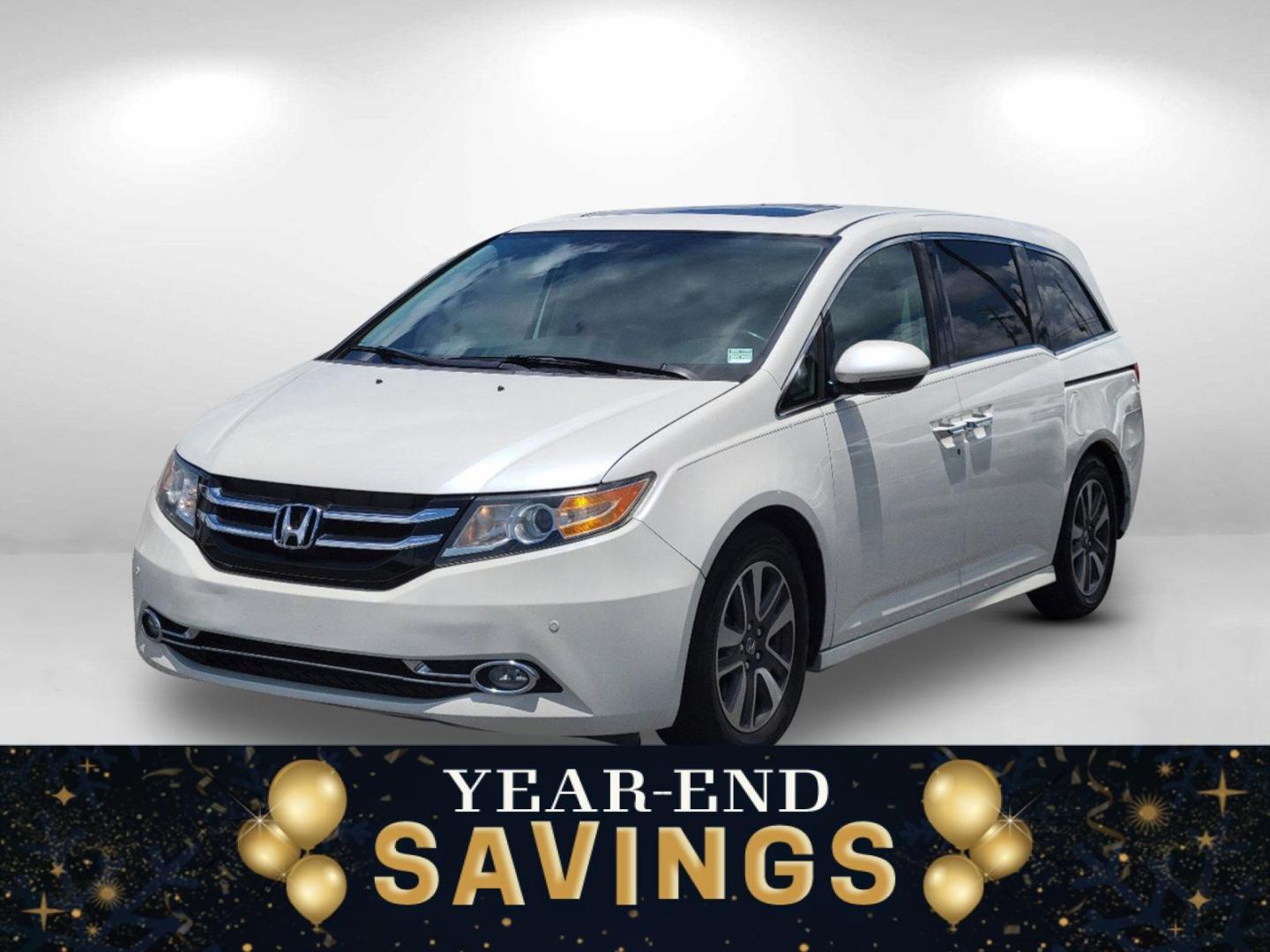 2016 White Honda Odyssey Touring Elite (5FNRL5H96GB) with an Regular Unleaded V-6 3.5 L/212 engine, 6-Speed Automatic w/OD transmission, located at 1430 Gateway Drive, Opelika, AL, 36801, (334) 239-0944, 32.637871, -85.409790 - 2016 Honda Odyssey Touring Elite - Photo#0