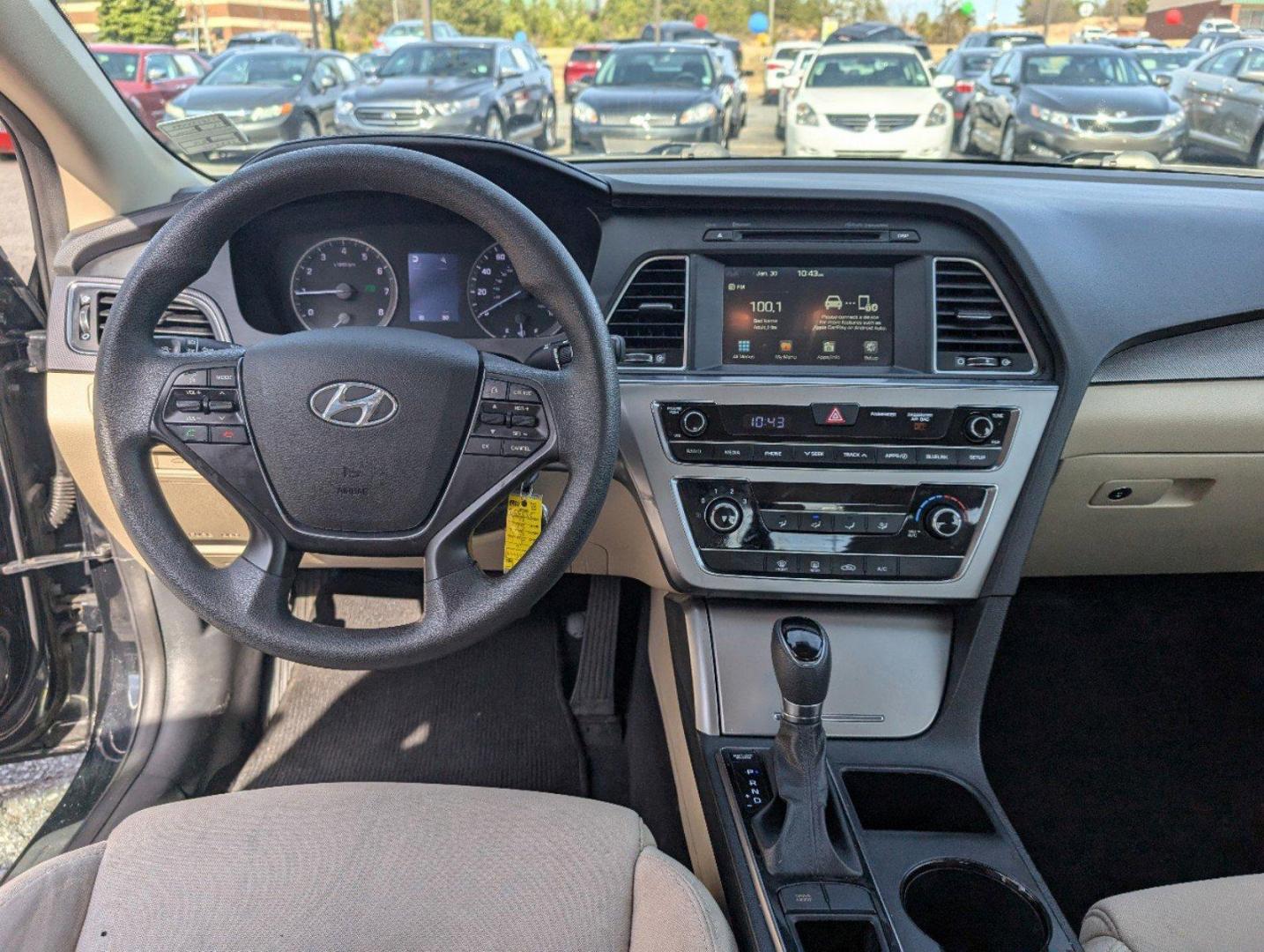 2016 /Beige Hyundai Sonata 2.4L Sport (5NPE34AF1GH) with an Regular Unleaded I-4 2.4 L/144 engine, 6-Speed Automatic w/OD transmission, located at 3959 U.S. 80 W, Phenix City, AL, 36870, (334) 297-4885, 32.469296, -85.135185 - 2016 Hyundai Sonata 2.4L Sport - Photo#11