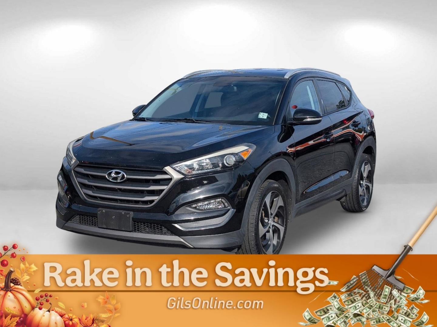 2016 /Black Hyundai Tucson Sport (KM8J33A22GU) with an Intercooled Turbo Regular Unleaded I-4 1.6 L/97 engine, 7-Speed Auto-Shift Manual w/OD transmission, located at 3959 U.S. 80 W, Phenix City, AL, 36870, (334) 297-4885, 32.469296, -85.135185 - 2016 Hyundai Tucson Sport - Photo#0