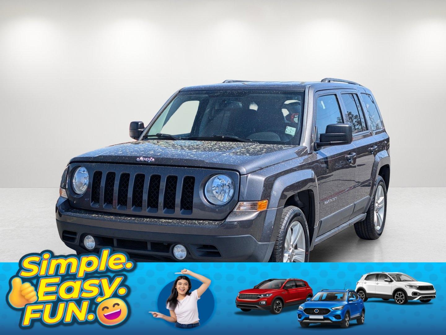 2016 /Dark Slate Gray Jeep Patriot Latitude (1C4NJPFA9GD) with an Regular Unleaded I-4 2.0 L/122 engine, 1-Speed CVT w/OD transmission, located at 1430 Gateway Drive, Opelika, AL, 36801, (334) 239-0944, 32.637871, -85.409790 - 2016 Jeep Patriot Latitude - Photo#0