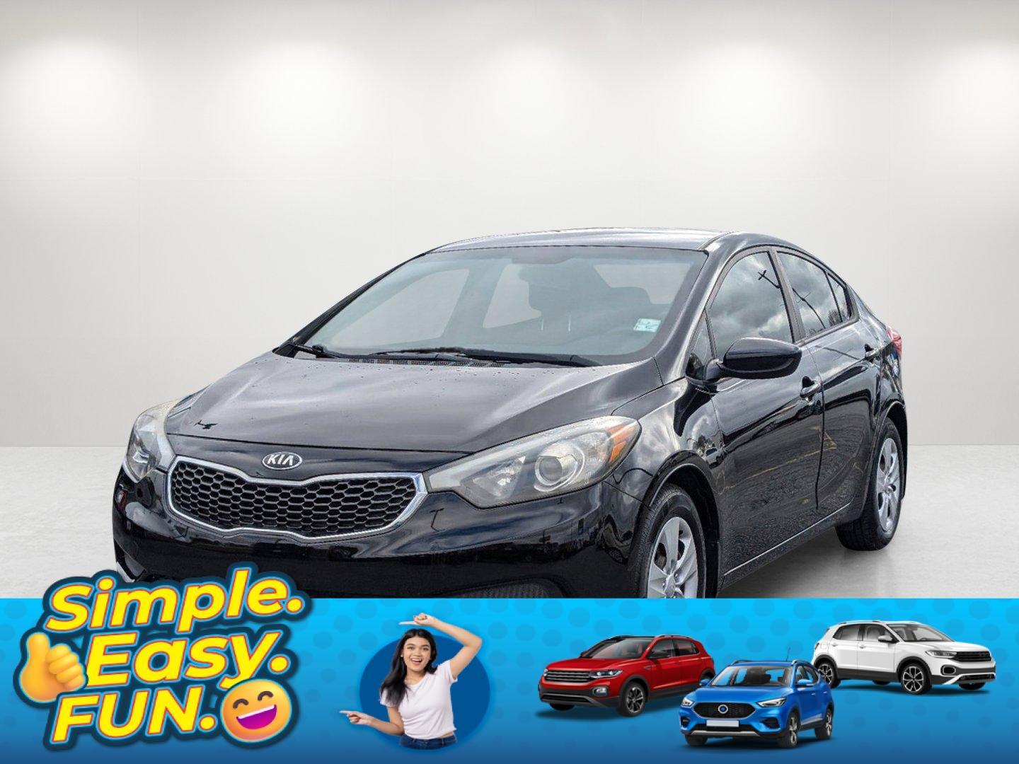 2016 /Black Kia Forte LX (KNAFK4A64G5) with an Regular Unleaded I-4 1.8 L/110 engine, 6-Speed Automatic w/OD transmission, located at 521 Old Farm Lane Rd, Prattville, AL, 36066, (334) 325-1505, 32.482460, -86.416367 - 2016 Kia Forte LX - Photo#0