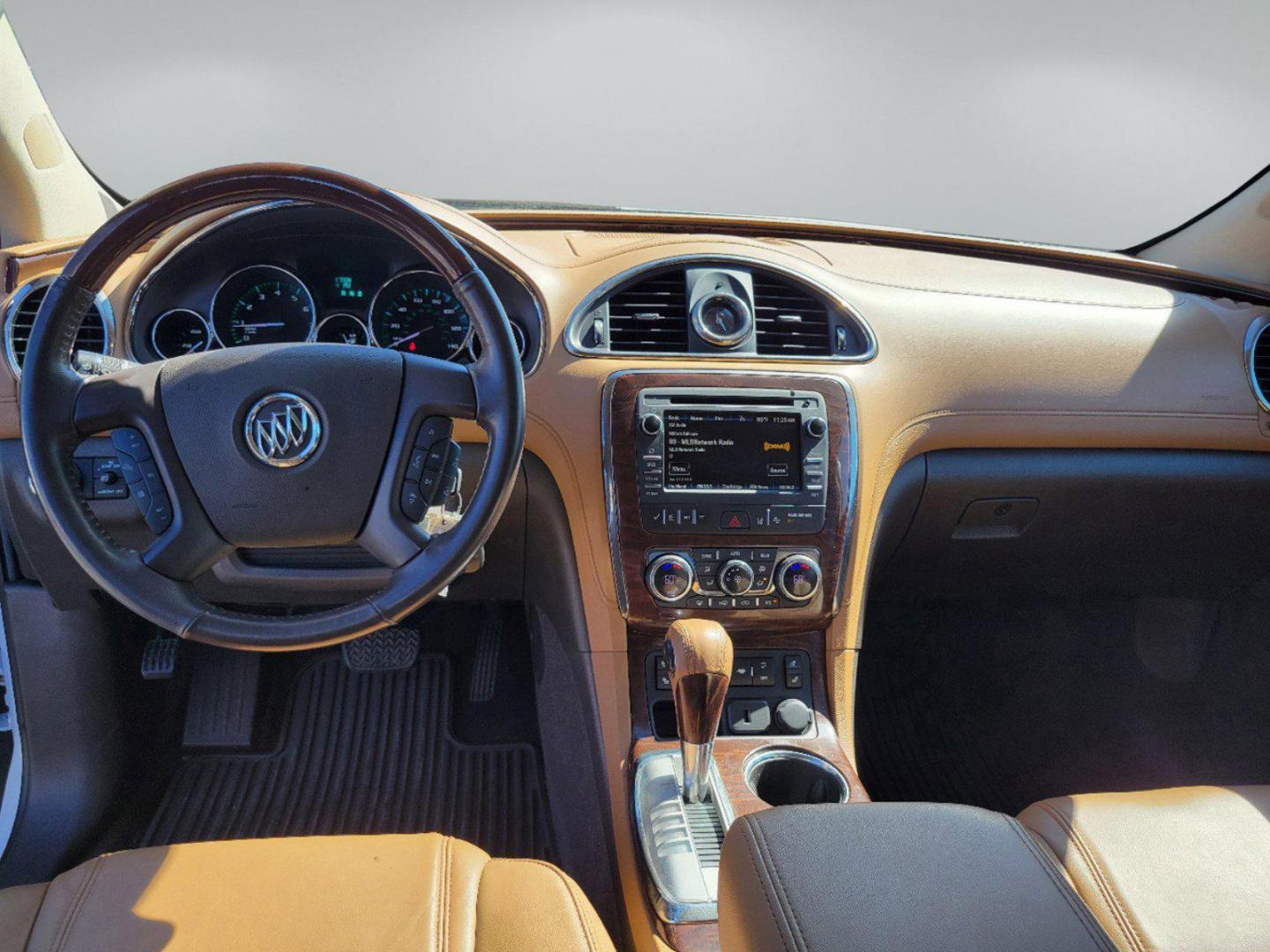 2017 White Frost Tricoat /Choccachino Buick Enclave Leather (5GAKRBKD2HJ) with an Gas V6 3.6L/217 engine, 6-Speed Automatic transmission, located at 5115 14th Ave., Columbus, GA, 31904, (706) 323-0345, 32.511494, -84.971046 - 2017 Buick Enclave Leather - Photo#11