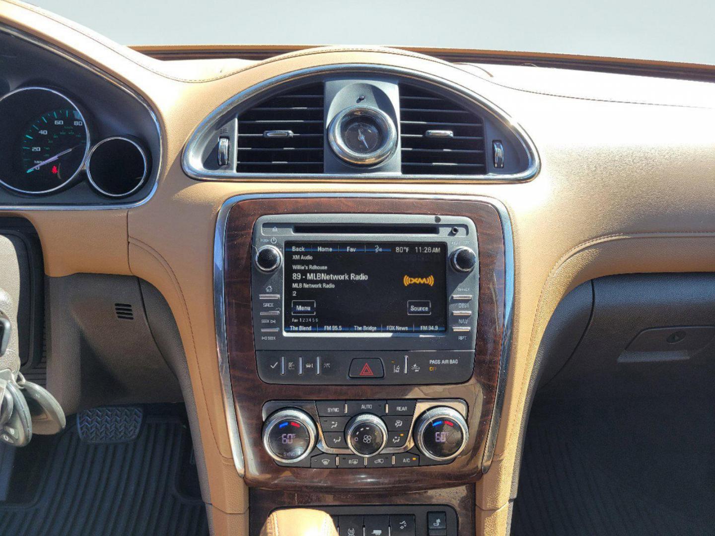 2017 White Frost Tricoat /Choccachino Buick Enclave Leather (5GAKRBKD2HJ) with an Gas V6 3.6L/217 engine, 6-Speed Automatic transmission, located at 5115 14th Ave., Columbus, GA, 31904, (706) 323-0345, 32.511494, -84.971046 - 2017 Buick Enclave Leather - Photo#12