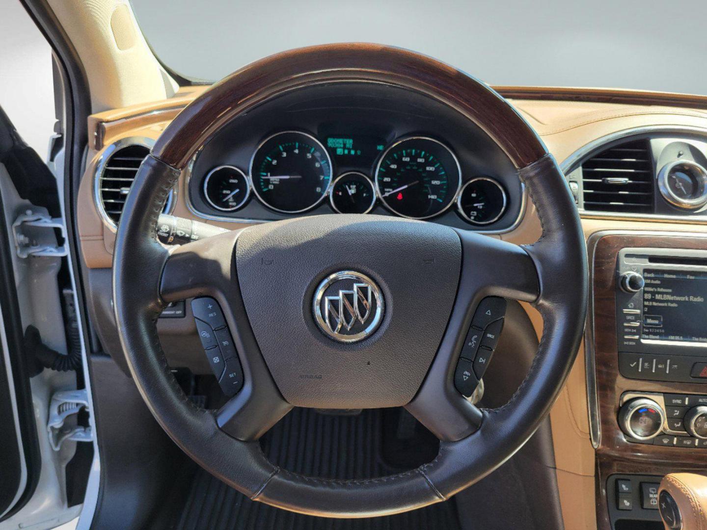 2017 White Frost Tricoat /Choccachino Buick Enclave Leather (5GAKRBKD2HJ) with an Gas V6 3.6L/217 engine, 6-Speed Automatic transmission, located at 5115 14th Ave., Columbus, GA, 31904, (706) 323-0345, 32.511494, -84.971046 - 2017 Buick Enclave Leather - Photo#13